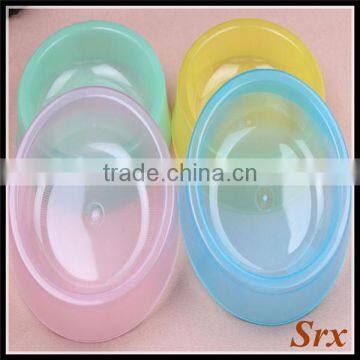 Pet Dog Water Food Dishes Cat Puppy Bowl Feeder Donut Plastic 4 Colors M Size/Pet Dog Cat Puppy Exquisite Plastic Food Feeder