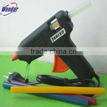 60W Electric hot melt glue gun with 2pcs hot melt glue stick