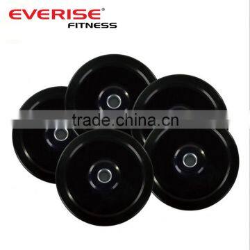 Gymnastics Black Solid Rubber Bumper Plate photo-3