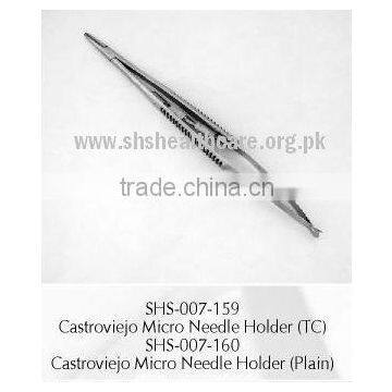 Castroviejo Micro Needle Holder ( Plain )