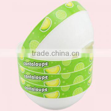 Eco-Friendly Plastic Reclaimed Material PP Baby Salad Bowl Set photo-3