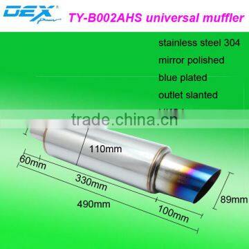 high quality auto part exhaust system universal muffler