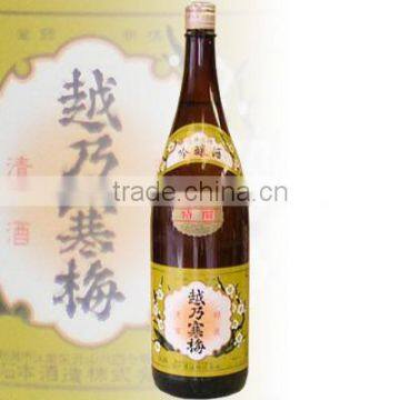 Hot-selling and Natural sake koshinokanbai tokusen 1800ml with Flavorful made in Japan