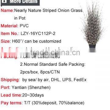 36 /48 / 60 Inch Height Potted Artificial Grass Potted Onion Grass Fake Grass Pots Plant photo-6