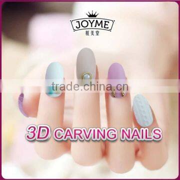 New Product Wholesale 24pcs Easy Nails Decorated With Metal Designer Press on Nails photo-2