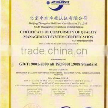 CERTIFICATE OF CONFORMITY OF QUALITY MANAGEMENT  S