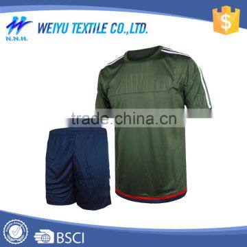 Fashion Customized Short Sleeve Cheap Soccer Jersey Set photo-4