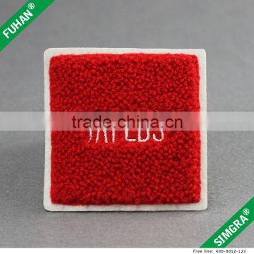 OEM Design High Quality Square Chenille Embroidery Badges Wholesale