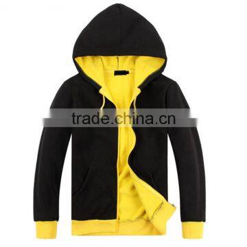 Custom Wholesale Plain Black Hoodie