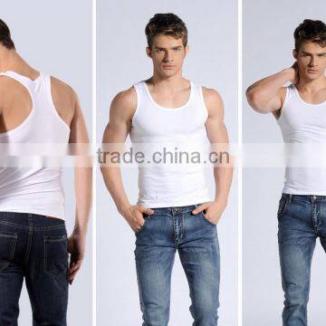 Bodybuilding Clothing Athletic y Back 95%cotton+5%spandex Stringer Plain Tank Top Men photo-3