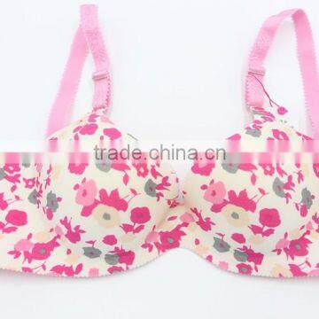 Very very beautiful ladies bra/flower printing bra