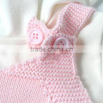 New Arrival Product Angel Wings Baby Knitted Romper for Winter and Autumn Wear photo-6