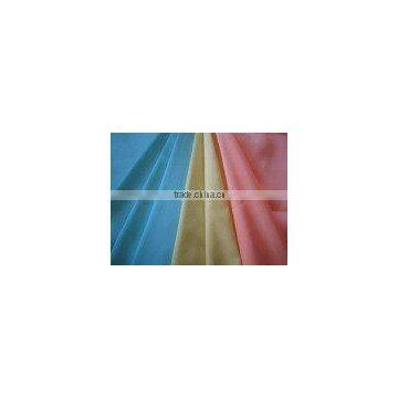 Polyester stretch semi dull satin fabric