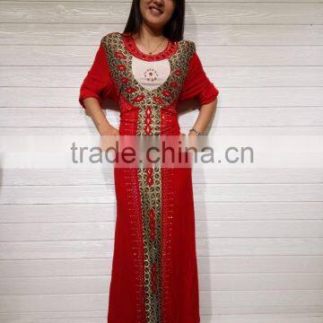 GZY 2015 Top Fashion Long Dress Ladies Western Dress Designs