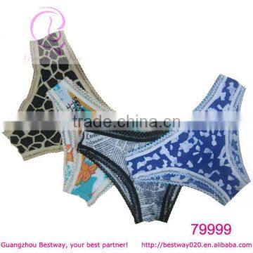 Women for sex images fashion nylon panties mix printed pattern panties