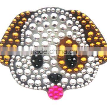 Custom Smile Sunglass Rhinestone Sticker Self Adhesiva Acrylic Stone Emoji Sticker photo-6
