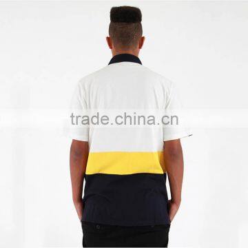 OEM Shirt 100% Bamboo Clothing Men's Plain Stand up Collar T-shirt Logo photo-2