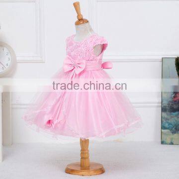 MGOO New Custom Wholesale Stock European Style Baby Kids Princess Wedding Dresses Children Christmas Party Dress photo-4