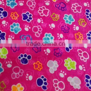 fashion cutting flannel fabric in cartoon design