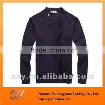 Long Sleeves Casual Zipper Hoody Sample without Hood