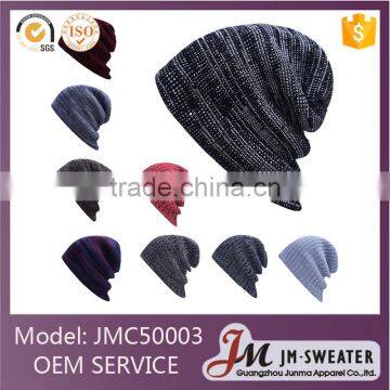 High Quality Plain Color Acrylic Knit Man Cap Hat China Wholesale Manufacture