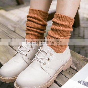 Zm22057a Autumn Cotton Socks Wholesale Women Knitted Socks photo-2