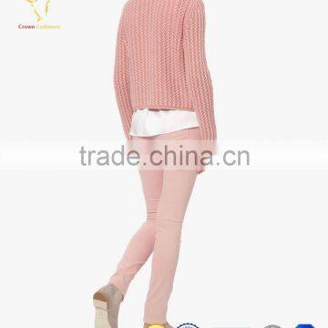 Hot Sale Knitted Laides Wool Winter Coat