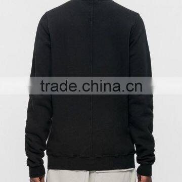 2017 Wholesale High Quality Mens Plain Pullover Spring Sweatshirt Hoody Without Hood photo-3