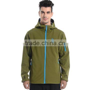 Wholesale custom windproof men outdoor softshell jacket