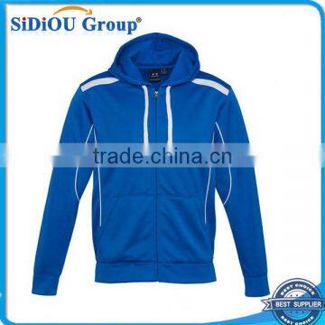 Fashion Good Quality Fleece Jacket with Full Zipper and Hood