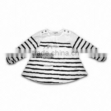 Children's Long-sleeved T-shirt, 100% Cotton 180gcm Material