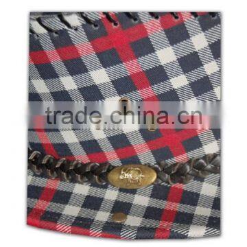 ISO9001 BSCI Factory Hot Sale Red Fleece Tailored Made Plaid Hat photo-5