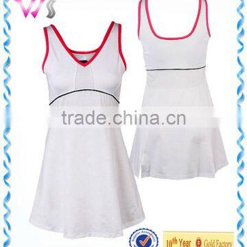 Customized Adult/Child Tennis Dress women cheap Plain Tennis Dresses