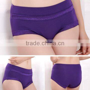 Middle Waist custom modal cheap mature women underwear panties