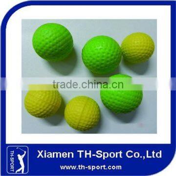 Light weight foam golf ball two colors golf ball