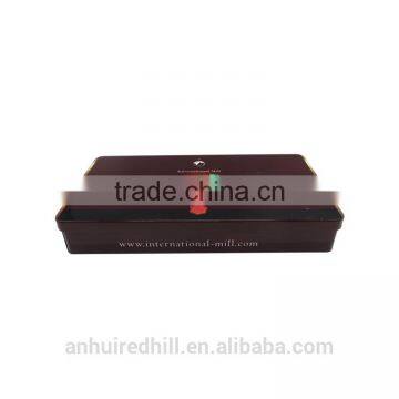 New Rectangular Exquisite Decorative Christmas Tin Box for Gift