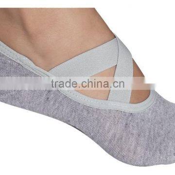 Women's Essential No Slip Crossover Yoga Pilates Socks