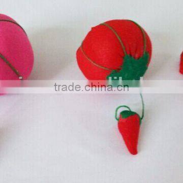 the Most Pupular Design of Pin Cushion With Red Tomatto and Green Leaf photo-5