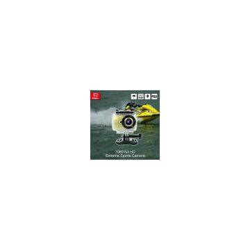 waterproof 60m remote control go pro action camera