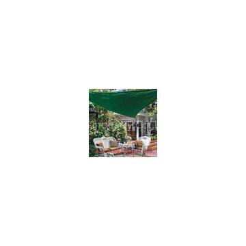 Sun Shade Sail 16.5' foot Triangle Shading Canopy Green Breathable Mesh