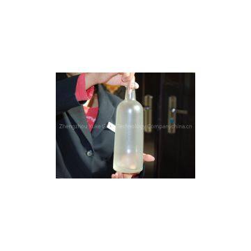 Wine bottles glass frosting powder