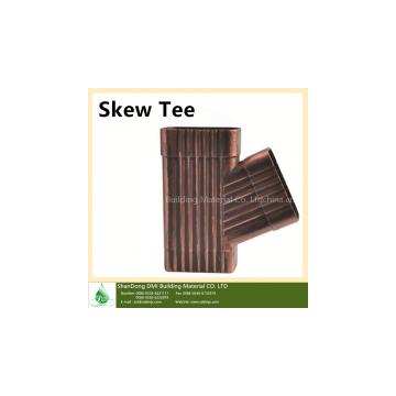 Various Style Manufacturer Aluminum Rain Gutter Skew Tee, View Rain Gutter Skew Tee photo-1