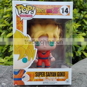 Hot anime action figure POP PVC figure Dragonball Z action figures POP version