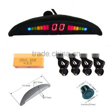 parking sensor, reverse sensor with led display and 8 sensor