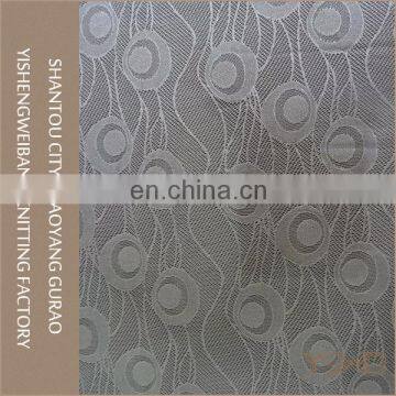 Latest beautiful white special knitted embroidery net allover lace fabric