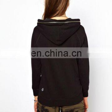 CHEFON Zipped Hood Slogan Print Cotton Fashion Hoodie CAH0038 photo-3