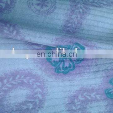 Shaoxing Winfar Drop Needle Interlock Pigment Print Polyester Cotton Knitting Fabric photo-5