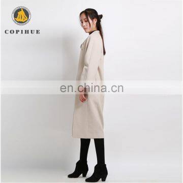 China Supplier Fashion Creamy White Coat Woman Winter photo-5
