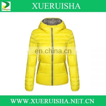 2016 warm color down jacket for girls to keep warm