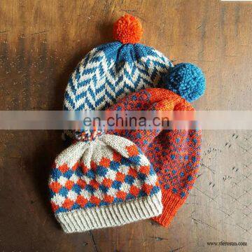 China Manufactory Wholesale Cheap bulk custom knit hats